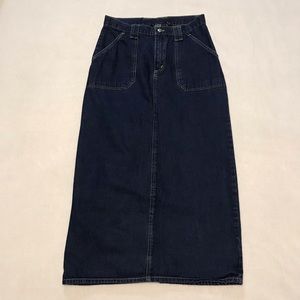 Check Me First Denim Skirt